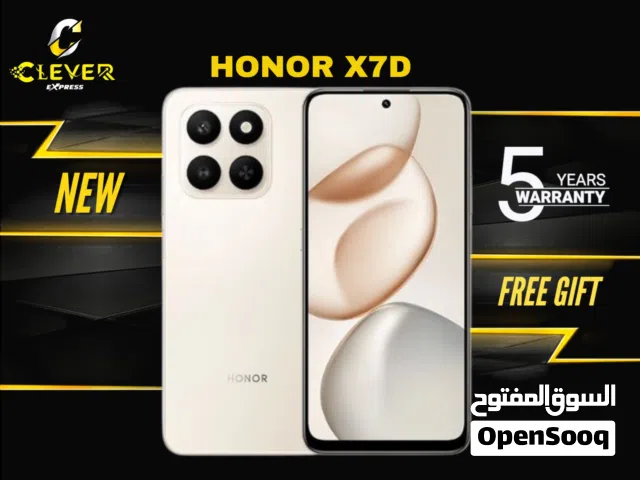 جديد الآن وبأفضل سعر هونر X7D بأفضل سعر في المملكة//HONOR X7D (256GB) (16RAM) NEW