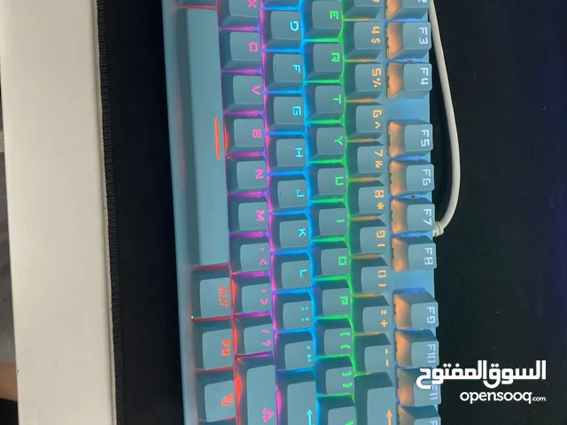 Mechanical keyboard with blue clicky switches Leaven K550 ميكنكل كيبورد مع سويتشس أزرق