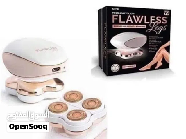 جهاز فلوليس FLAWLESS ازاله شعر كامل الجسم شحن 4 روؤس براون  ازالة الشعر فلو ليس