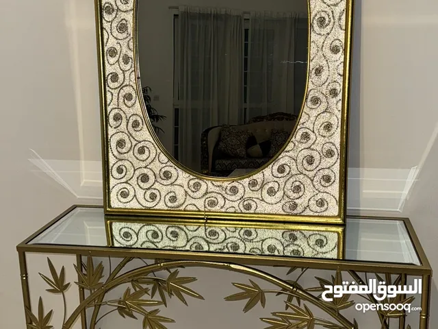 طقم مرايا كونسول ذهبي