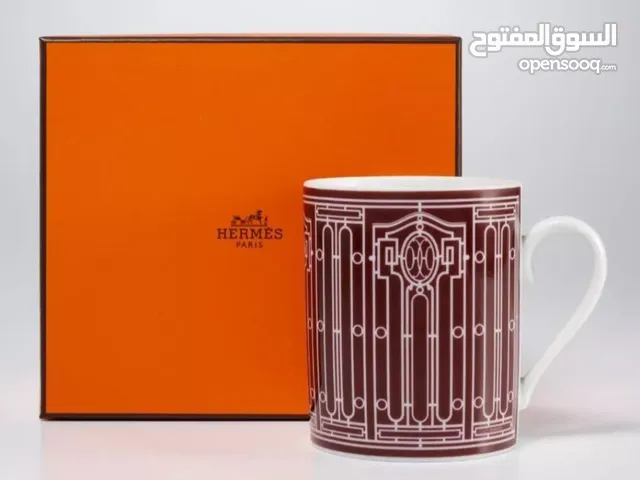 Hermes Deco Rouge Art Deco Red White Coffee Mug