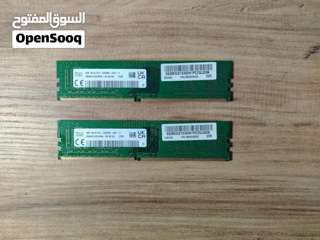 قطعتين رام 4GB بتردد 3200