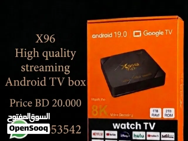 Android TV box/Receiver with one year apps subscription