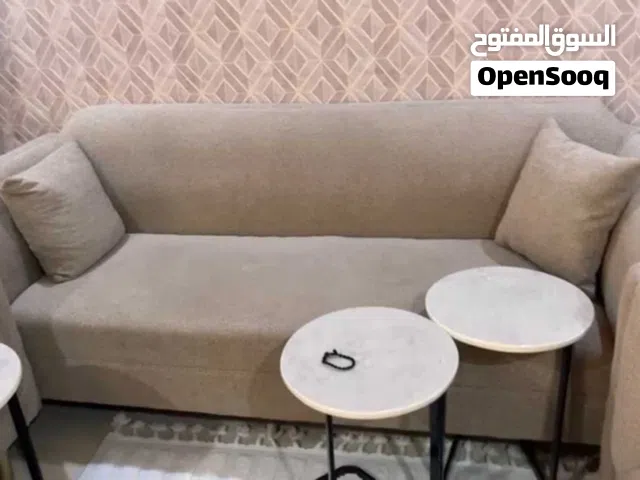 طقم كنب 3 قطع استخدام خفيف جداً