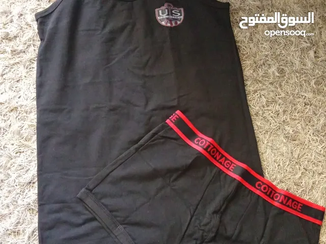 العرض القوي على طقم الداخلي الرياضي قطن مصري ميه بالميه متوفر لارج اكس لارج 2 اكس عده الوان يناسب جم