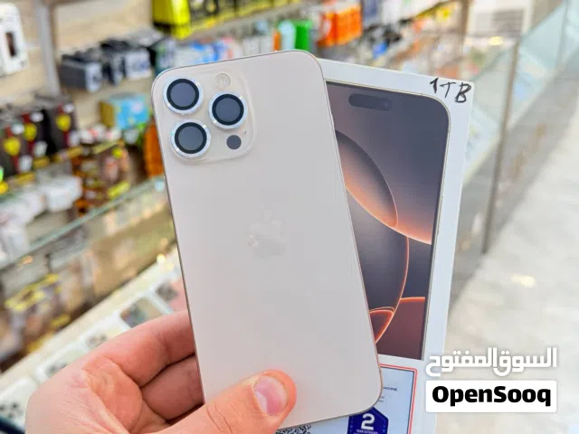 ايفون 16 برو ماكس. ذاكره 1 تيرا. ضمان 5 ايام. بطارية 99