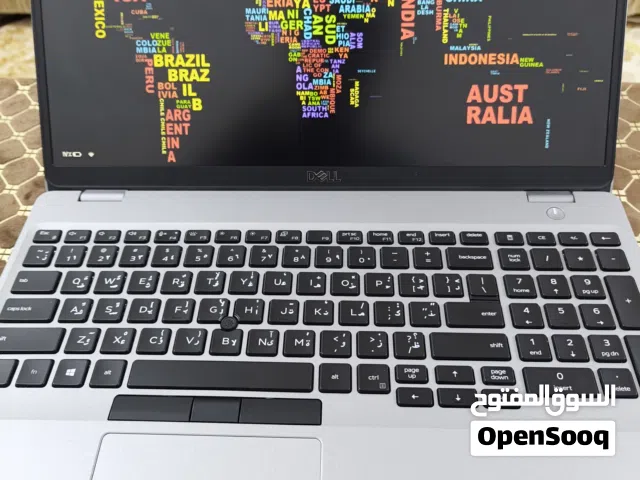 لابتوب Dell Precision 3550 للبيع معالج i5 جيل عاشر رام 8GB SSD 256GB سريع نظام Windows 11 Pro