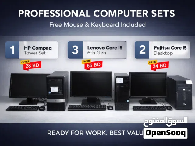 Desktop Computers Available – Starting From 28BD Only