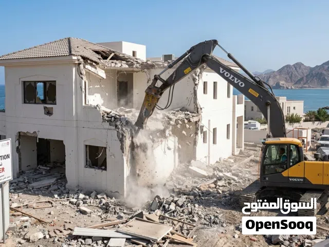 Villa Demolition service in muscat. Your safety is our standardand your satisfaction is our priority