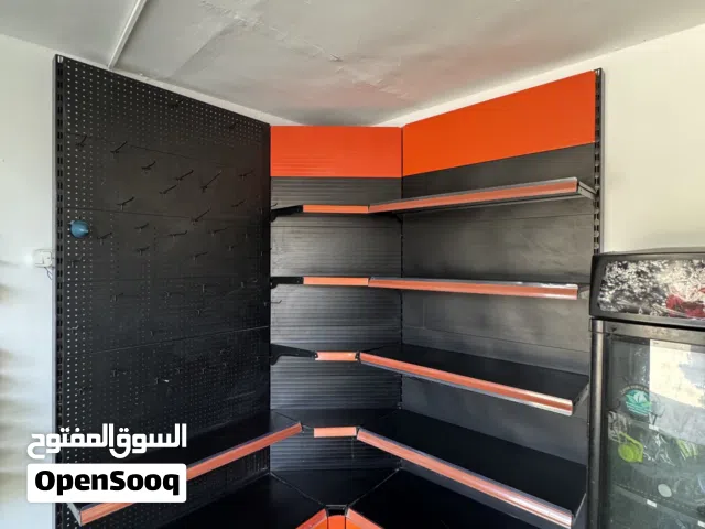طاقم سكفالي محلات تركي (ثقيل) شبه جديد 18 زاوية وعدد 2 حائطيات وجزيرة