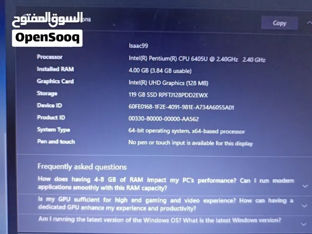Windows Lenovo for sale  in Basra