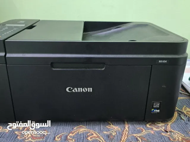 Canon MX 494 printer (All in one printer) with free ink