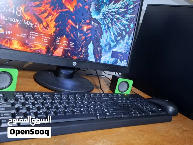 كمبيوتر اتش بي كامل سريع للالعاب والدراسة pc hp i5 ssd gta v grand pubg free fire