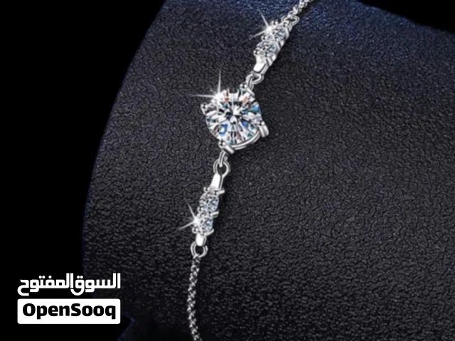 اسوارة الماس الموزنايت مع شهادة دولية