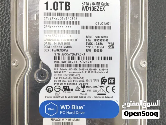 هاردسك HDD مستخدم 1 تيرا بسعر 5 ريال 512جيجا بسعر 3 ينفع للبي سي وكاميرات المراقبة -موقعنا الخوض