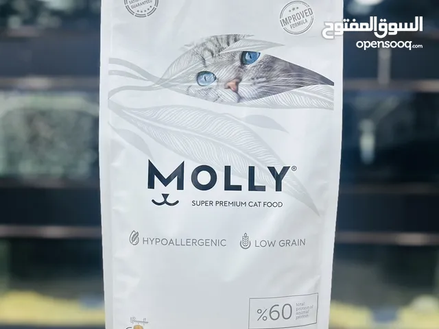 طعام القطط مولي دراي فود