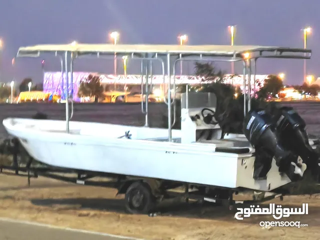 قارب صيد 18 قدم مع محركات ياماها 60 60 2014 فور ستروك 2014