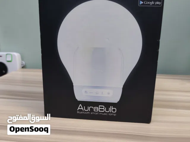 سماعة مع إضاءة بالالوان الكثيرة (divoom aurabulb)
