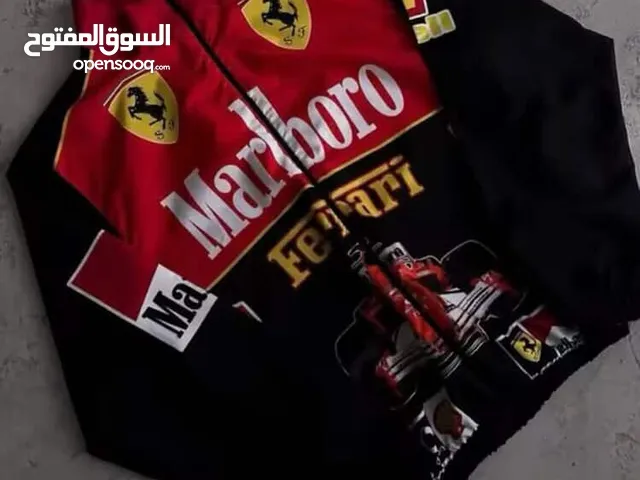 جاكيت فيراري قماشه خفيفه كثير يعني ل صيف