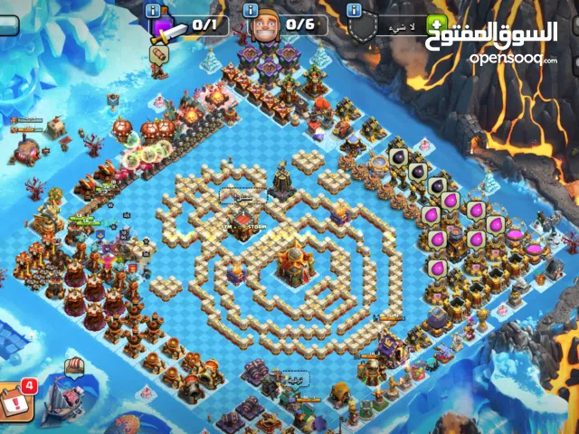 حساب كلاش اوف كلانس 16 ماكس