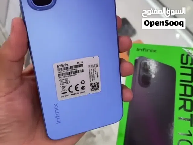 انفنكس سمارت 10  - سعة 128 جيجا  - رام 4 + 4 جيجا  - 4 جى