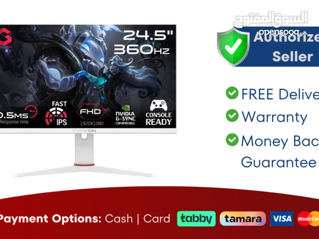 Gameon Arctic Pro Series 24" FHD Gaming Monitor – 360Hz