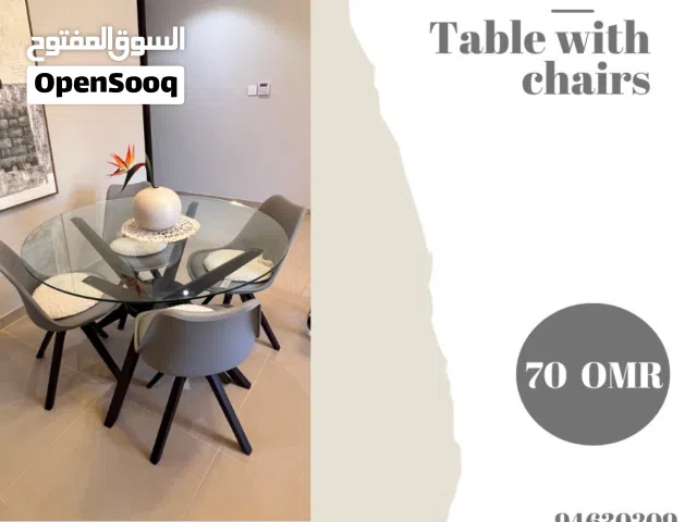 Table with 4 chairs