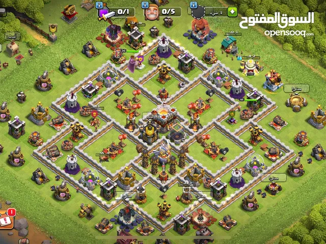 للبيع حساب كلاش اوف كلانز بيت 11شبه ماكس