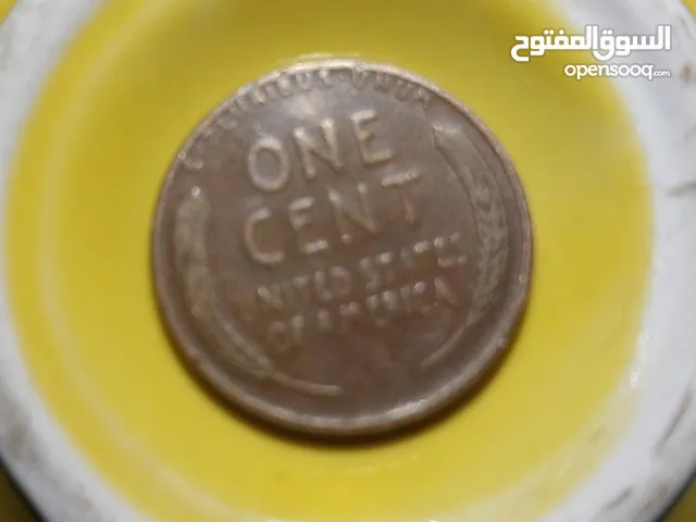 سنت امريكي قديم. one cent  1952 USA