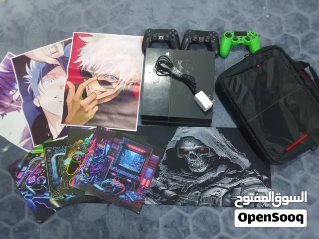 بلاستيشن 4 للبيع 3 يد سوني 9صور سيت اب زوليه كيبورد بشكل مرعب حقيبه للبلاستيشن