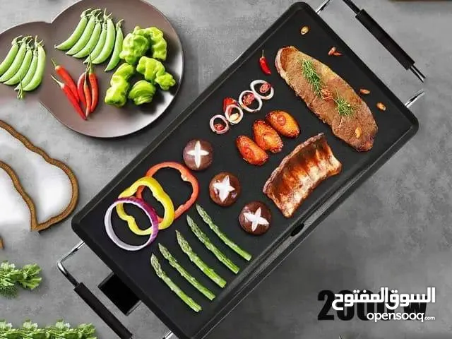 شواية جريل DSP الأصلية  جهّز أشهى الأطباق بسهولة وسرعة وأنت في بيتك.  أداء قوي: بقوة 2000 واط