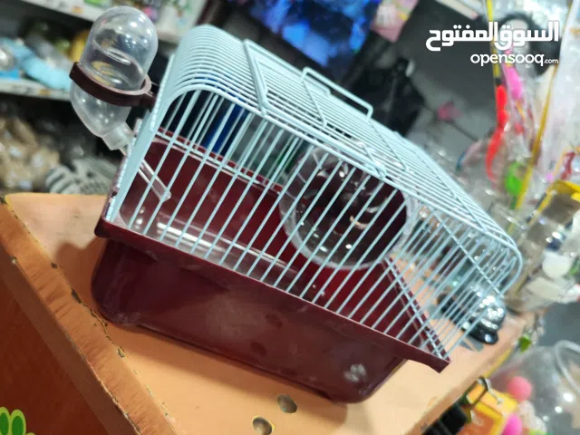 قفص هامستر يتسع الى زوج صغار الهامستر كبير