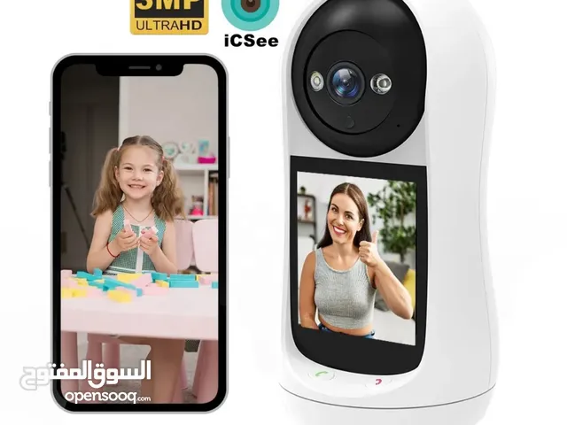 كاميرا اتصال الفيديو لحماية اطفالك او كبار السن بدقة 3 ميقا بكسل مع شاشة رقمية بسعر حصري ومنافس