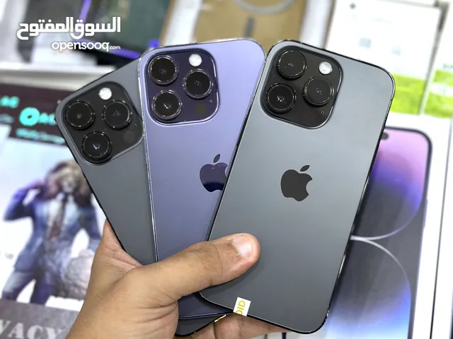 عرض خاص : iPhone 14 pro 128GB هواتف نظيفة جدا بحالة بدون اي مشاكل و تاخذها على الضمان و مع ملحقات