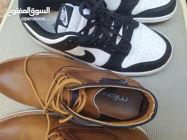 Sale men shoes genuine leather,size 41, price 15 BD, Nike and Milano brand Italy made in