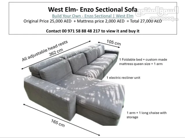 West Elm- Enzo Sectional Sofa Build Your Own - Enzo Sectional  West Elm