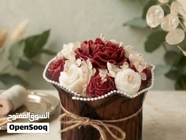 باقات شمع معطر