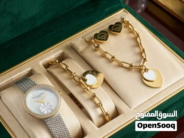 ساعة ديور مع طقم تيفاني – أناقة فرنسية بلمسة أمريكية