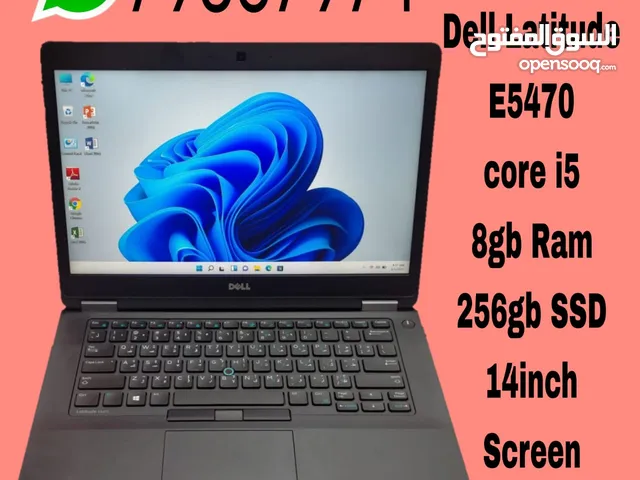 SPECIAL PRICE ONLY 60 RIYAL-DELL CORE I5-8GB RAM-256GB SSD-14"SCREEN SIZE