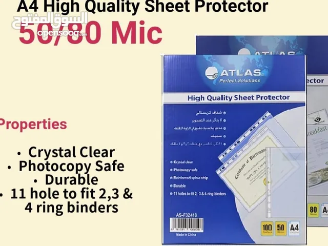 Amazing offer!! Sheet protector 50micron for keeping document , paper