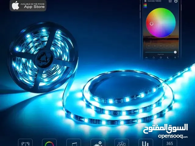 حبل Led طول 10 متر RGB LED تحكم بجميع الاوان وشدة الضوء وتحكم بالطول المناسب وباقل سعر