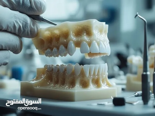 مختبرات لين للاسنان لصناعة كافة أنواع التركيبات الثابتة والمتحركة والتركيبات التقويمية وزراعة لاسنان