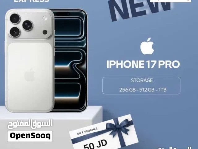 IPHONE 17 PRO ( 256GB ) NEW /// ايفون 17 برو ذاكرة 256 الجديد