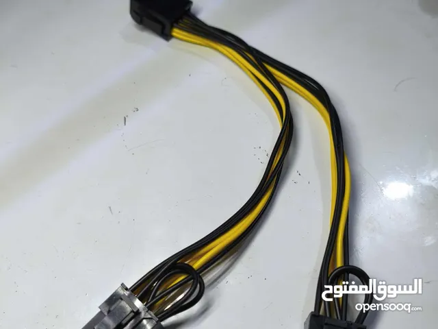كيبلات تقسيم كرت شاشة (8 pin) الى 2 (2+6 pin)
