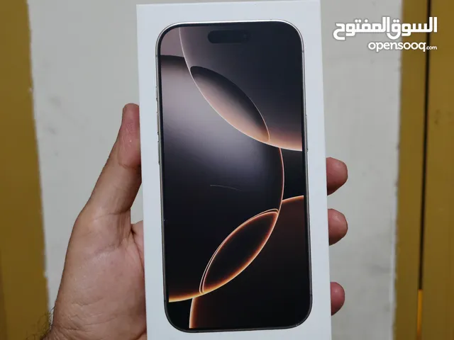 Apple IPhone 16 Pro brand new box pack with desert Titanium color