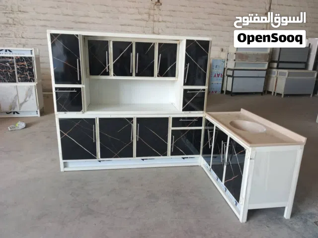 كاونتر مترين. أرضي. مترين. ملحق .  مع سنك مرمر متر و 20 سم. ديكور