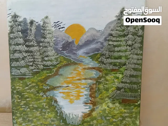 40x40 painting DIY furnished cool beautiful painting nature jungle forest