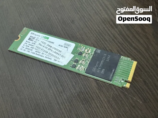 SK Hynix SSD 512GB PCIe NVMe M.2