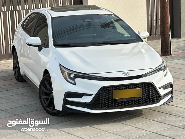 للبيع كرولا SE موديل 2024 نظيفه جداً وممشى قليل 14 الف كم والايرباجات سليمه 100٪