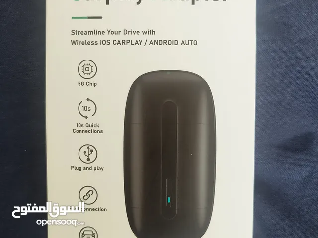 Wireless Apple CarPlay and Android Auto Adapter قطعة تحويل كار بلاي واوتو الى لاسلكي